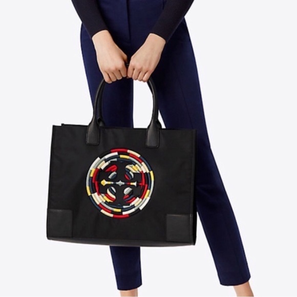 Handbags - Tory Burch Ella Rope Tote Black Large Size